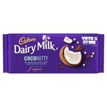 Cadbury Dairy Milk Coconutty Chocolate Bar 105g
