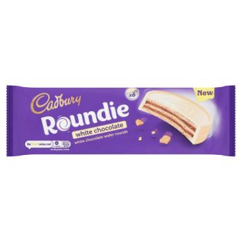 Cad Roundie White Choc 6pk
