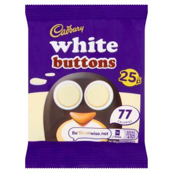 Cadbury White Buttons Chocolate Bag 25p 14.4g