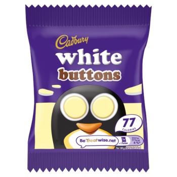 Cadbury White Buttons Chocolate Bag 14.4g