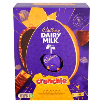 Cadbury Dairy Milk Crunchie Bits Inclusion Easter Egg 542g