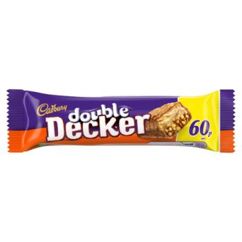 Cadbury Double Decker Chocolate Bar 60p 54.5g