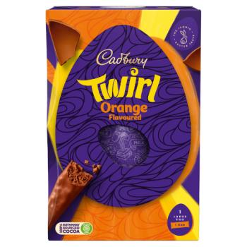 Cadbury Twirl Orange Chocolate Egg 198g