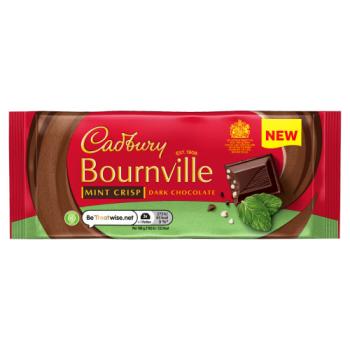 Cadbury Bournville Mint Chocolate Bar 100g