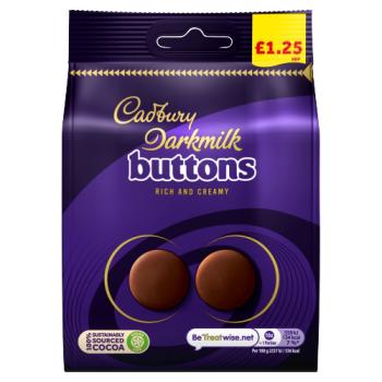 Cadbury Darkmilk Buttons 90g