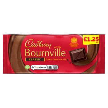 Cadbury Bournville Classic Dark Chocolate Bar £1.25 PMP 100g
