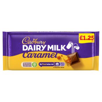Cadbury Dairy Milk Caramel Chocolate Bar £1.25 PMP 120g