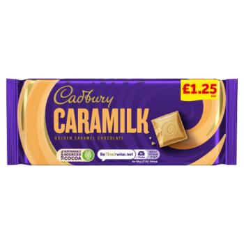 Cadbury Caramilk Golden Caramel Chocolate Bar £1.25 PMP 80g