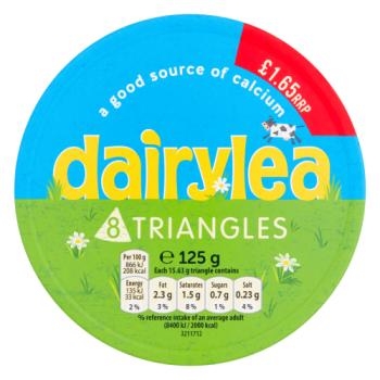 Dairylea Regular Processed Cheese-Portions 125g