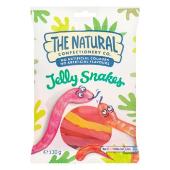 The Natural Confectionery Co. Jelly Snakes Gum And Candy 130 Gr