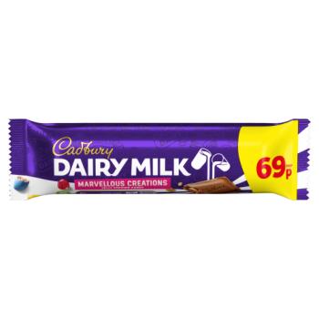 Cadbury Dairy Milk Marvellous Creations Jelly Popping Candy Chocolate 47g