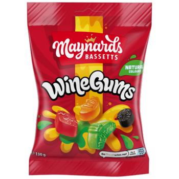 Maynards Bassetts Wine Gums Candy 130g