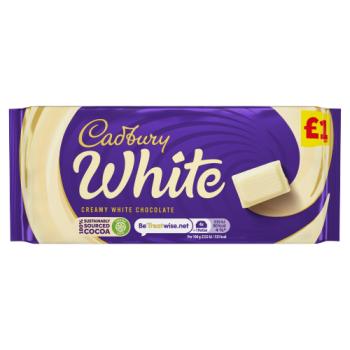 Cadbury White 90g Pm£1