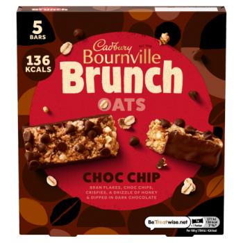 Cadbury Brunch Bar Choco Chip Cereal Bars 160g