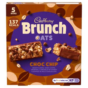 Cadbury Brunch Bar Chocolate Chip Cereal Bars 160g