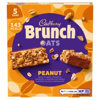 Cadbury Brunch Bar Peanut Cereal Bars 160g