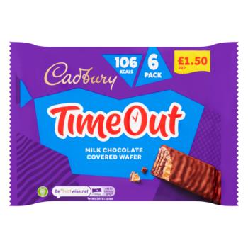 Cadbury Timeout Chocolate Bar 121.2g