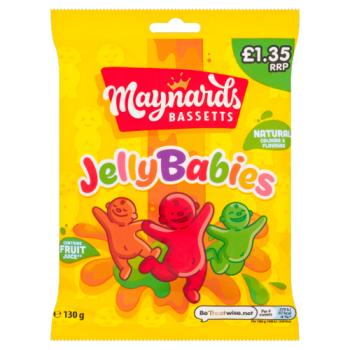 Maynards Bassetts Jelly Babies Candy 130g