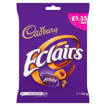 Cadbury Eclairs Sugar Confectionery 130g