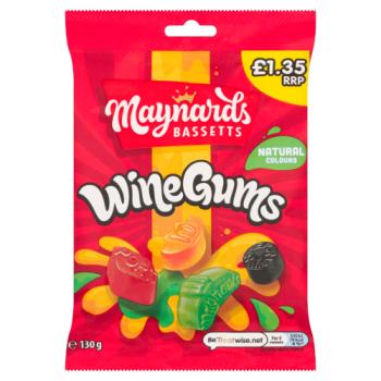 Maynards Bassetts Wine Gums Candy 130g