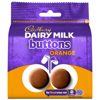 Cadbury Dairy Milk Chocolate Orange Buttons Bag 85 g