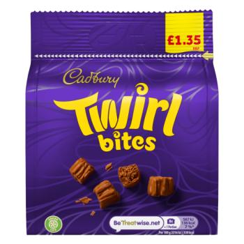 Cadbury Twirl Bites Chocolate Bag £1.35 PMP 85g