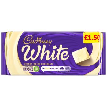 Cadbury White White Chocolate Chocolate 90g