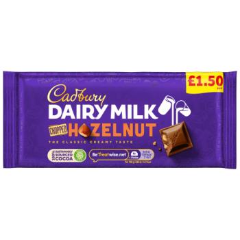 Cadbury Dairy Milk Chopped Nut Chocolate 95g