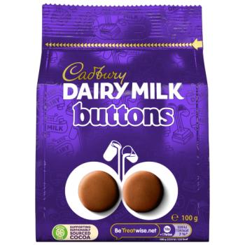 Cadbury Dairy Milk Buttons Chocolate Pieces 100g