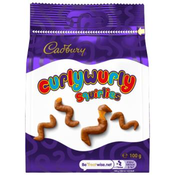 Cadbury Curly Wurly Squirlies Chocolate Bag 100g