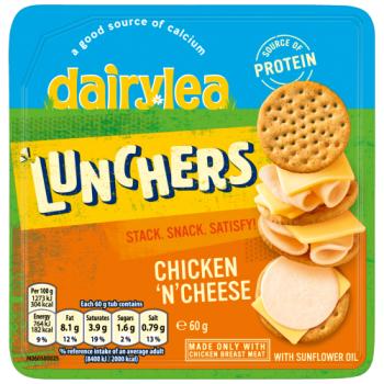 Dairylea Lunchers Chicken And Cheese Convenience Meals 60g
