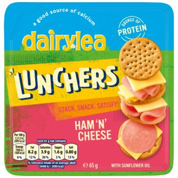 Dairylea Lunchers Ham And Cheese Convenience Meals 65g