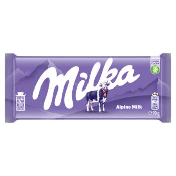 Milka Milk Chocolate Tablet 90g
