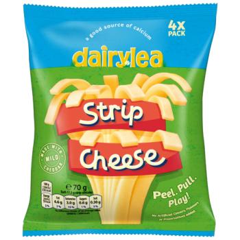 Dairylea Strip Cheese Processed Cheese-snack 70g