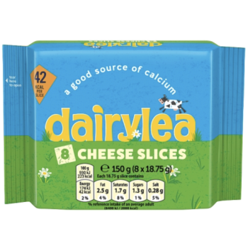 Dairylea Cheese Slices 8 x 18.75g (150g)