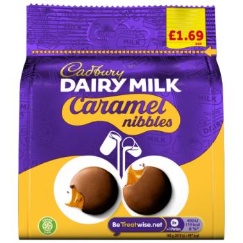 Cadbury Dairy Milk Caramel Nibbles Chocolate 85g