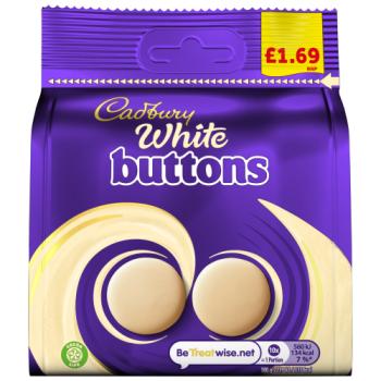 Cadbury Buttons White Chocolate 85g