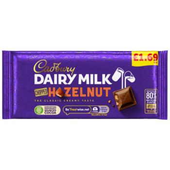 Cadbury Dairy Milk Chopped Nut Chocolate 95g