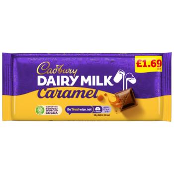 Cadbury Dairy Milk Caramel Chocolate Bar 120g