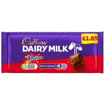 Cadbury Dairy Milk Daim Chocolate 120g