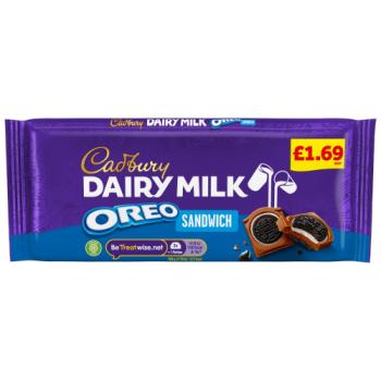 Cadbury Dairy Milk Oreo Chocolate Bar 96g