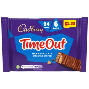 Cadbury Timeout Chocolate Bar 108g