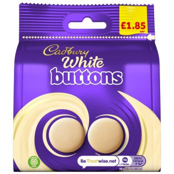 Cadbury Buttons White Chocolate 85g