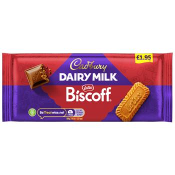 Cadbury Dairy Milk Biscoff Chocolate 95g