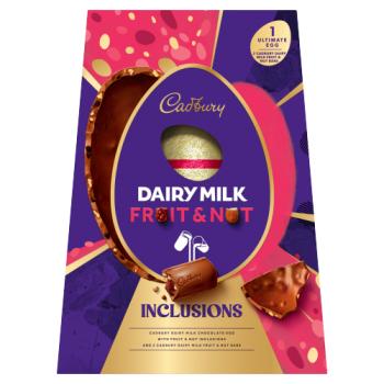 Cadbury Dairy Milk Fruit & Nut Inclusions 398g