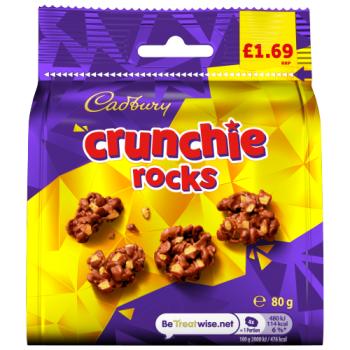 Cadbury Crunchie Rocks Chocolate 80g