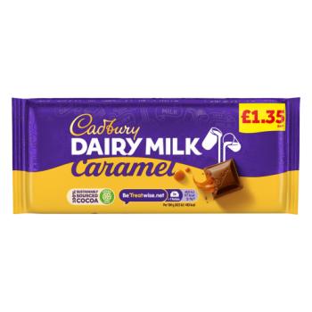 Cadbury Dairy Milk Caramel Chocolate Bar £1.35 PMP 120g