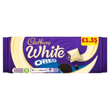 Cadbury White Oreo Chocolate Bar £1.35 PMP 120g