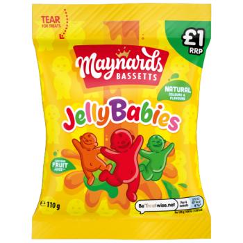 Maynards Bassetts Jelly Babies Candy 110g