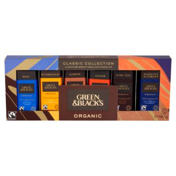 Green & Black's Organic The Miniature Bar Collection Chocolate Bar 180g